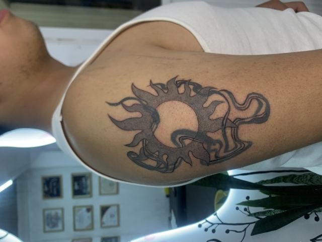 Tatuaje de sol